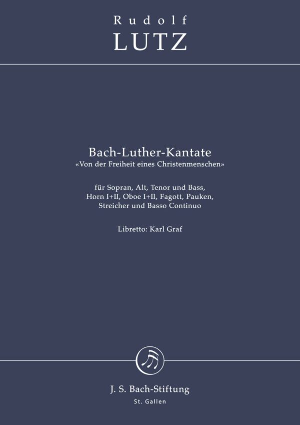 Bach-Luther-Kantate Umschlag