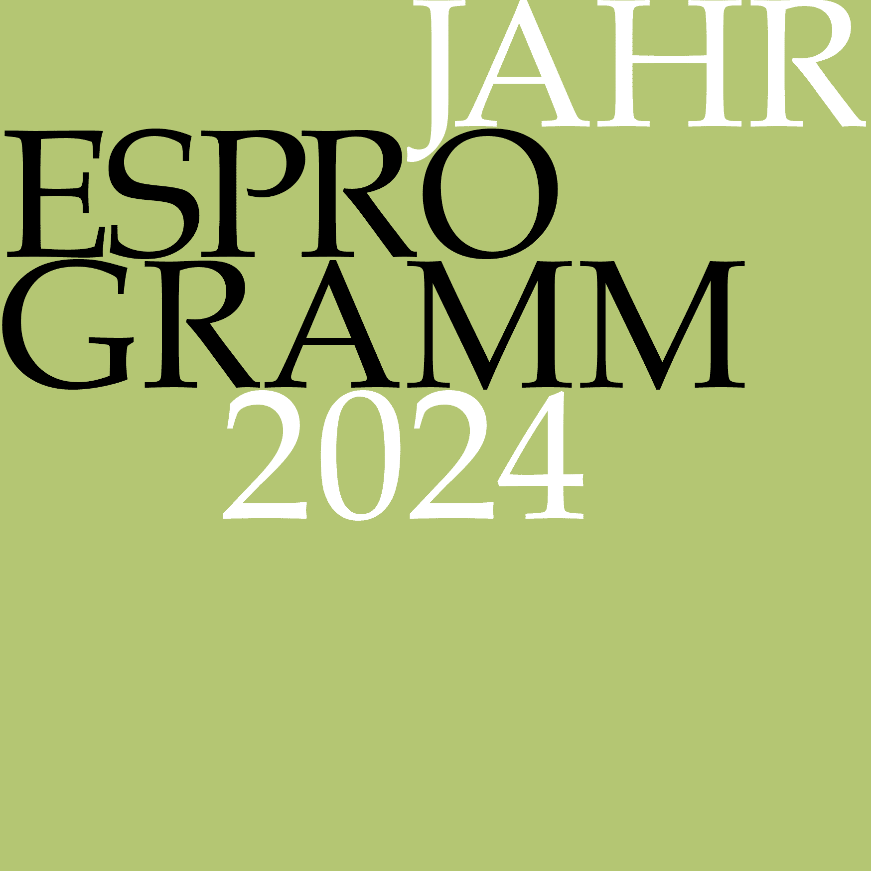 Jahresprogramm 2024