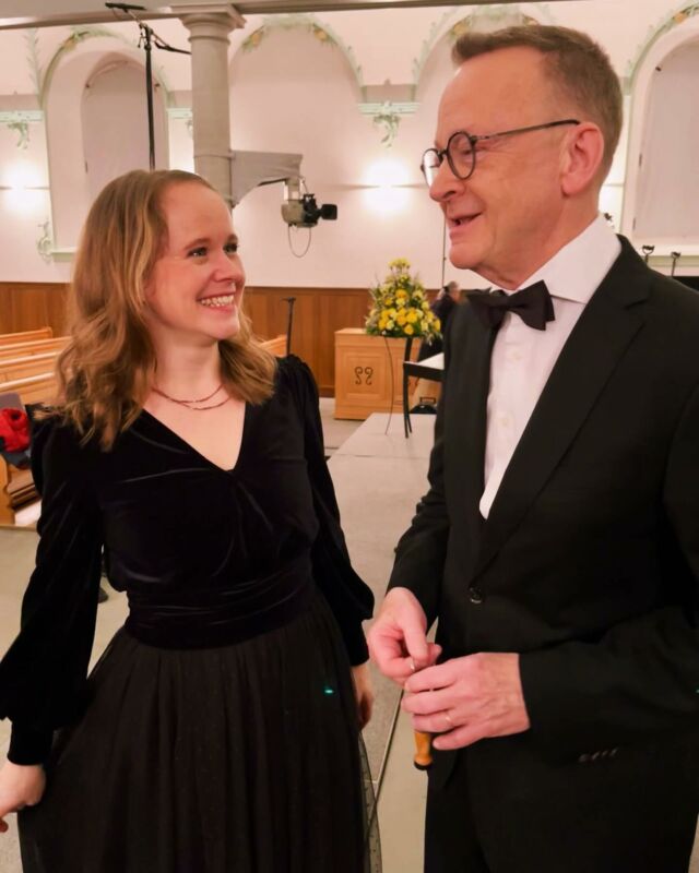 🌷Vielen Dank, @marie.luise.werneburg für die wunderbare Aufführung der Bachkantate «Ich bin in mir vergnügt » BWV 204 gestern Abend in der ref. Kirche Trogen! 👏🏻👏🏻👏🏻 
#bachcantatas #bach #bachstiftung